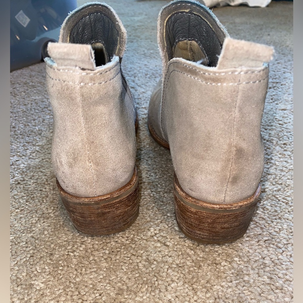 Leather Ankle Boots Made in Brazil Taupe 8 1/2 - Picture 7 of 16